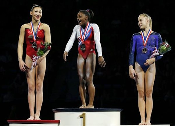 Simone Biles, Kyla Ross, Brenna Dowell